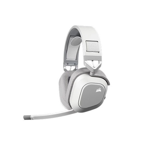 Corsair HS80 MAX WIRELESS RGB Gaming Headset (White)
