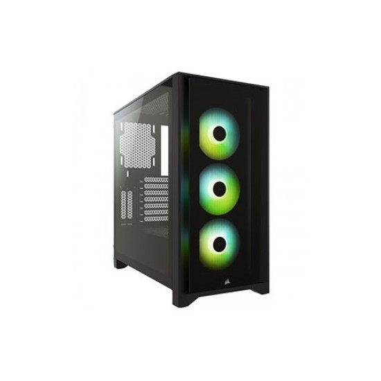 Corsair iCUE 4000X RGB Tempered Glass Mid-Tower ATX Casing