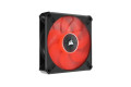 CORSAIR ML120 LED ELITE Red Premium 120mm PWM Magnetic Levitation Fan (Black)