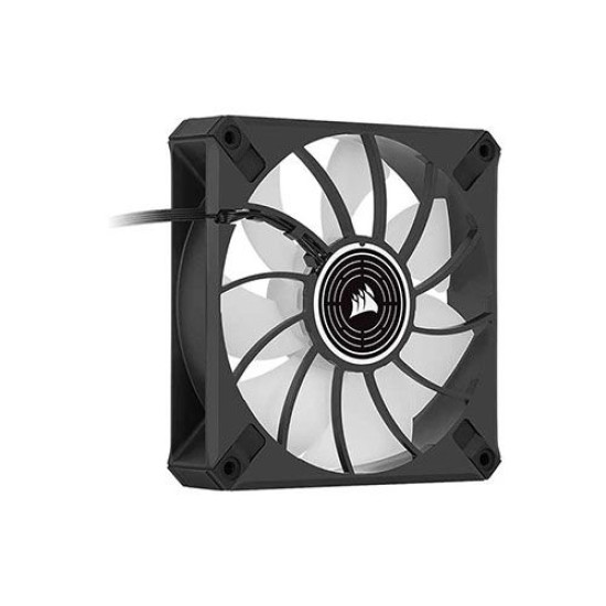 Corsair ML120 LED Elite White Premium PWM 120mm (1xFAN) Black Casing Cooling Fan