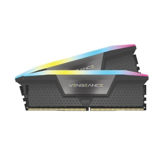 CORSAIR VENGEANCE® RGB 32GB (2x16GB) DDR5 DRAM 6000MT/s CL30 Desktop RAM
