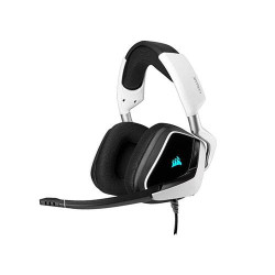 Corsair VOID RGB ELITE USB Premium White Gaming Headphone with 7.1 Surround Sound