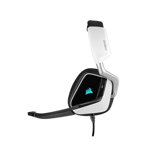 Corsair VOID RGB ELITE USB Premium White Gaming Headphone with 7.1 Surround Sound