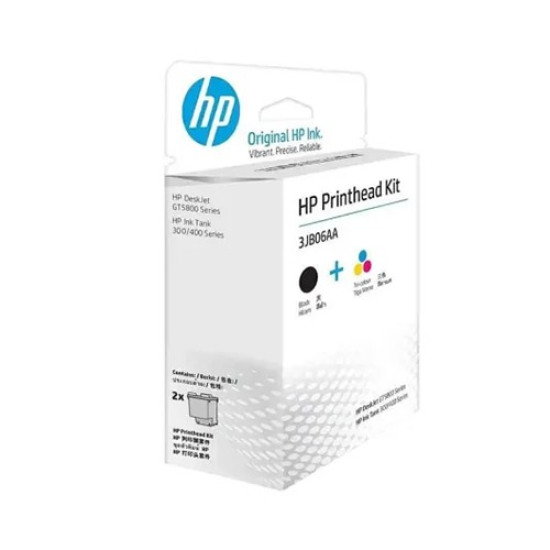 HP GT51/GT52 2-pack Black/Tri-color Printhead Replacement Kit (3JB06AA)
