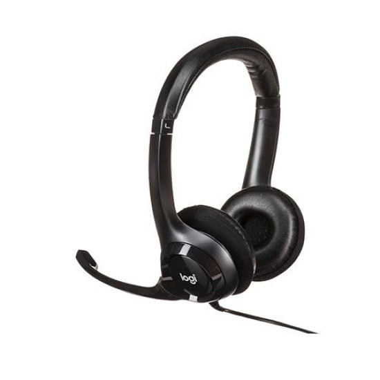 Logitech H390 USB Black Computer Headphone