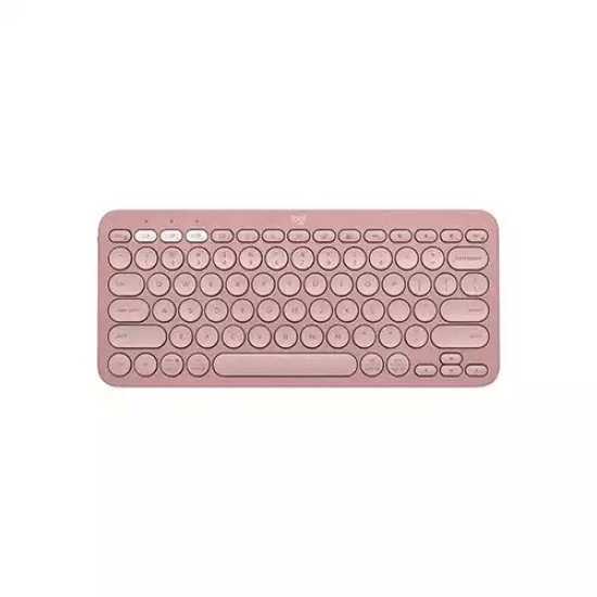 Logitech K380S PEBBLE KEYS 2 Multi-Device Bluetooth Wireless Tonal Rose Keyboard