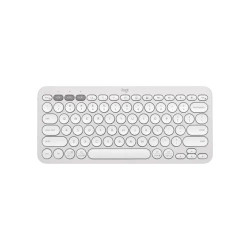 Logitech K380S PEBBLE KEYS 2 Multi-Device Bluetooth Wireless White Keyboard
