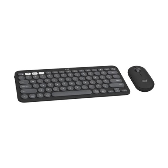 Logitech Pebble 2 Combo Multi-Device Bluetooth Keyboard and Mouse (Tonal Graphite)