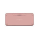Logitech Pebble Keys 2 K380S Bluetooth Multi Device Tonal Rose Keyboard