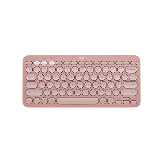 Logitech Pebble Keys 2 K380S Bluetooth Multi Device Tonal Rose Keyboard