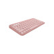 Logitech Pebble Keys 2 K380S Bluetooth Multi Device Tonal Rose Keyboard