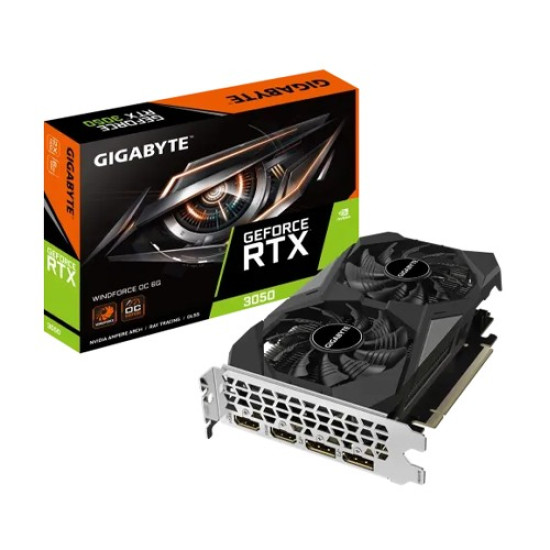 GIGABYTE GeForce RTX 3050 WINDFORCE OC 6GB GDDR6 Graphics Card