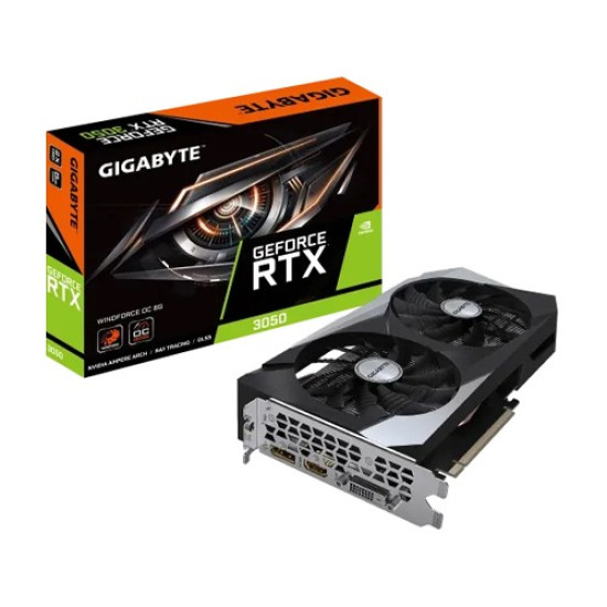 GIGABYTE GeForce RTX 3050 WINDFORCE OC 8GB GDDR6 Graphics Card
