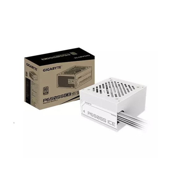 Gigabyte P650SS ICE 650W Non-Modular 80 Plus Silver Power Supply (White)